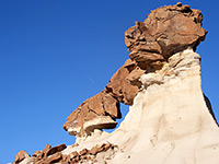 Brown and white sandstone