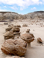 Eroded boulders