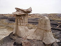 Hoodoo and pedestal