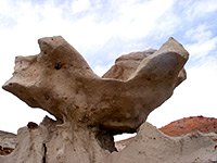Bowl-shaped rock