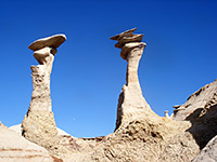 Two hoodoos