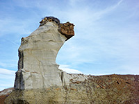 Bird's nest on a hoodoo