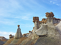 Eroded cliff face