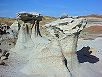 Eroded formations