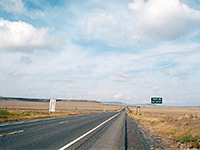 Highway 64, west of the volcano