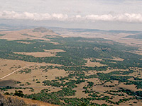 View from the crater's edge