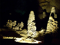 Pillars near Temple of the Sun