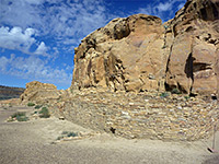 Cliffs at Chetro Ketl