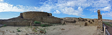 Panorama of part of Chetro Ketl