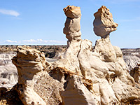 Two hoodoos