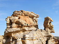 Convoluted rocks