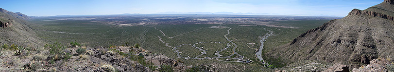 View west from Dog Canyon