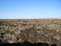 View west from the campsite