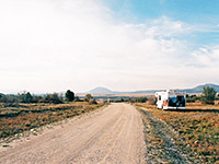 Camping area, near Folsom