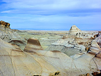 White and brown rock