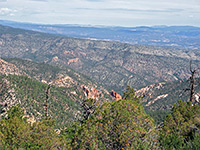 Wooded mountains