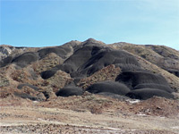 Black badlands