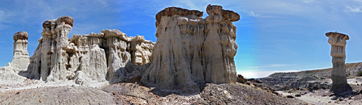 Array of hoodoos