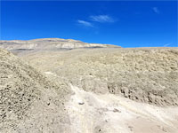 Unvegetated badlands
