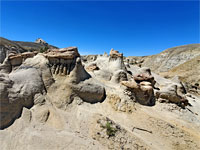 Boulders and mounds