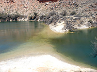 Mirror Lake sandbar