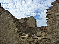 Walls at Pueblo Bonito