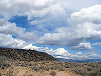 Clouds above Rinconada Canyon