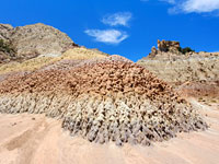 Eroded mound