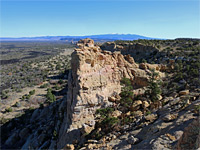 Sandstone Bluffs - view north