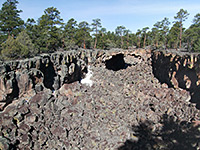 Lava ravine