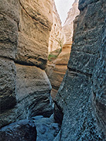 Dryfall in the canyon