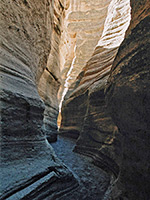 The slot canyon