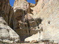 Cliffs above the pool