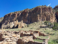 Cliffs above Tyuonyi