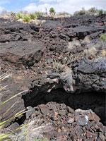 Collapsed cave