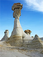 Tall and short hoodoos