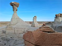 Isolated hoodoos