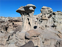 Many boulders