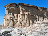 Layered outcrop