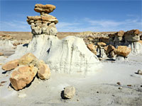 Fallen boulders