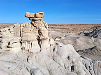 Light brown strata
