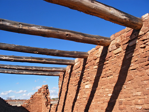 Abó - roof timbers