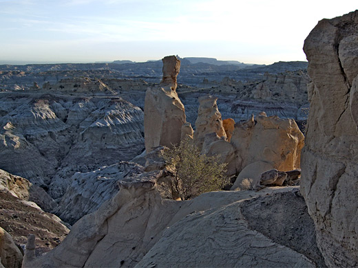 Ridge below the rim