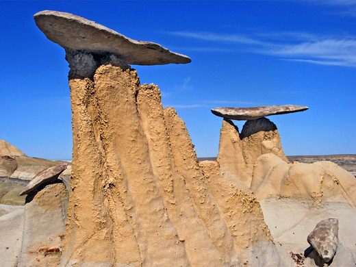 Orange hoodoos