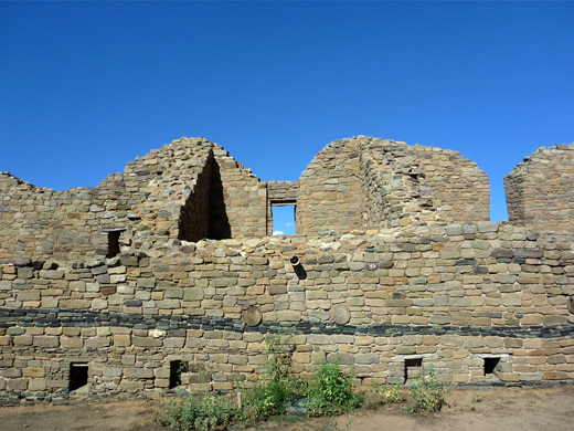 West side of the ruins