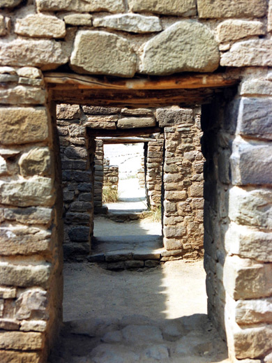 Row of doorways