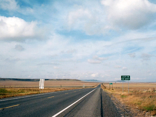 Highway 64, west of the volcano