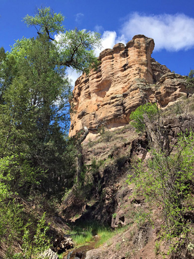 Butte in Cliff Dweller Canyon