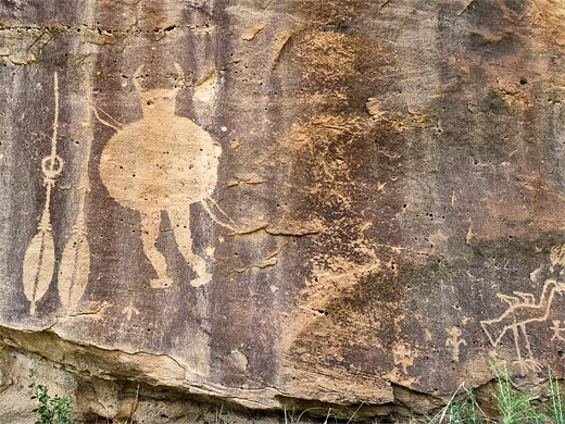 Big Warrior Panel of petroglyphs