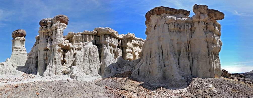 Array of hoodoos